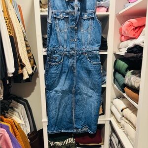 Zara Blue Denim Dress